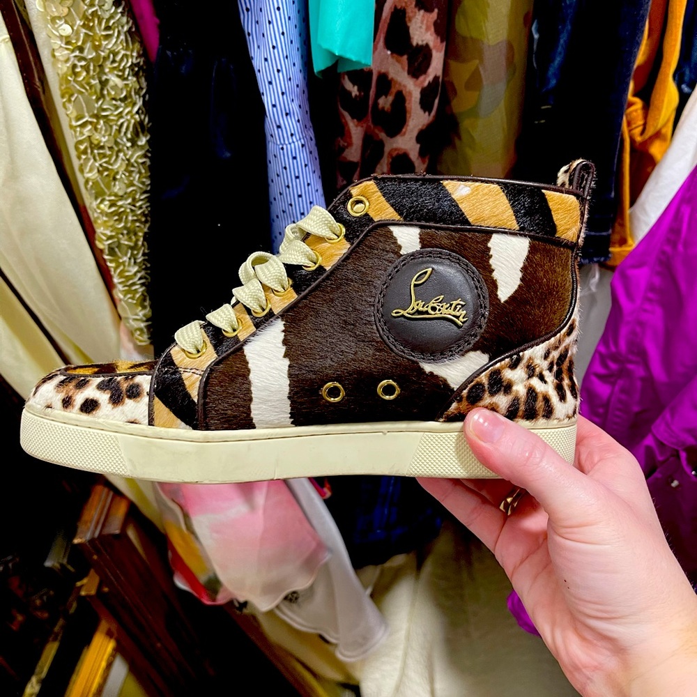 Christian Louboutin High Tops SIZE 35.5